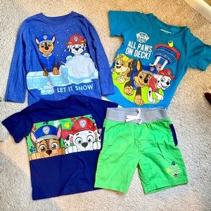 ❌SOLD❌ Toddler boy clothes lot - Paw Patrol